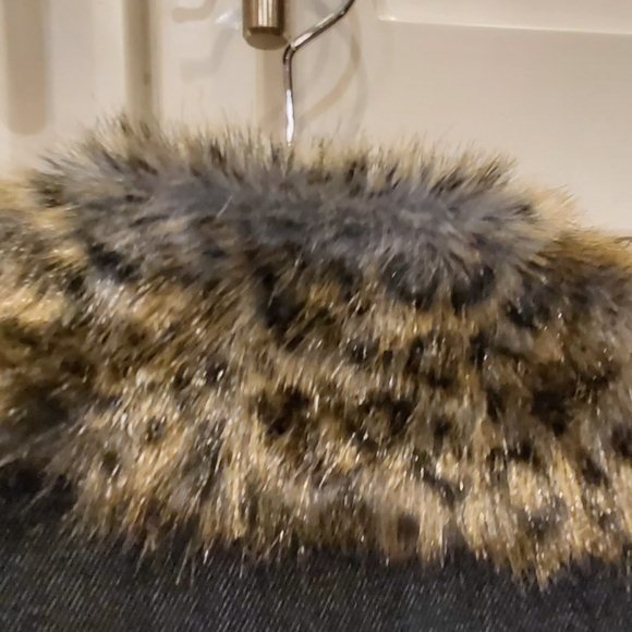 Regal coat-faux fur+denim - Picture 3 of 6